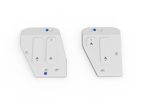 Защита топливного бака Rival для Geely Monjaro АКПП 4WD 2022-н.в., алюминий 3 мм, с крепежом, штампованная, 333.1933.1