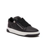 Кроссовки кожаные talogo Giuseppe Zanotti - черный(RM30035)