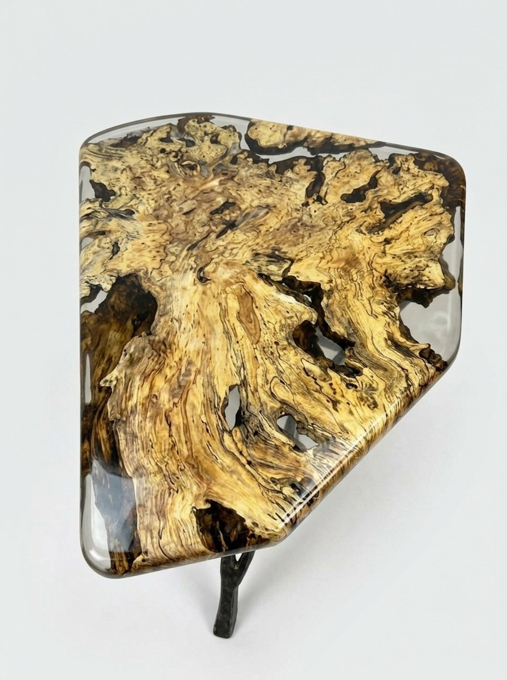 Письменный стол из слэба граба IRONBONE 150