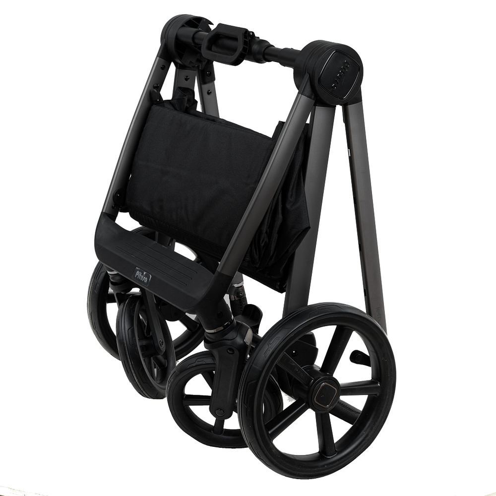 Коляска 2 в 1 Pituso Teffy Sage Green шасси Graphite