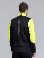Мужская куртка FISCHER Softshell Light, черно-лим. GR8207-103