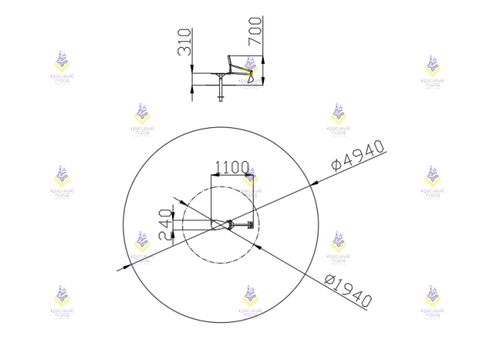 Игровой элемент «Экскаватор-Жук» (зеленый)