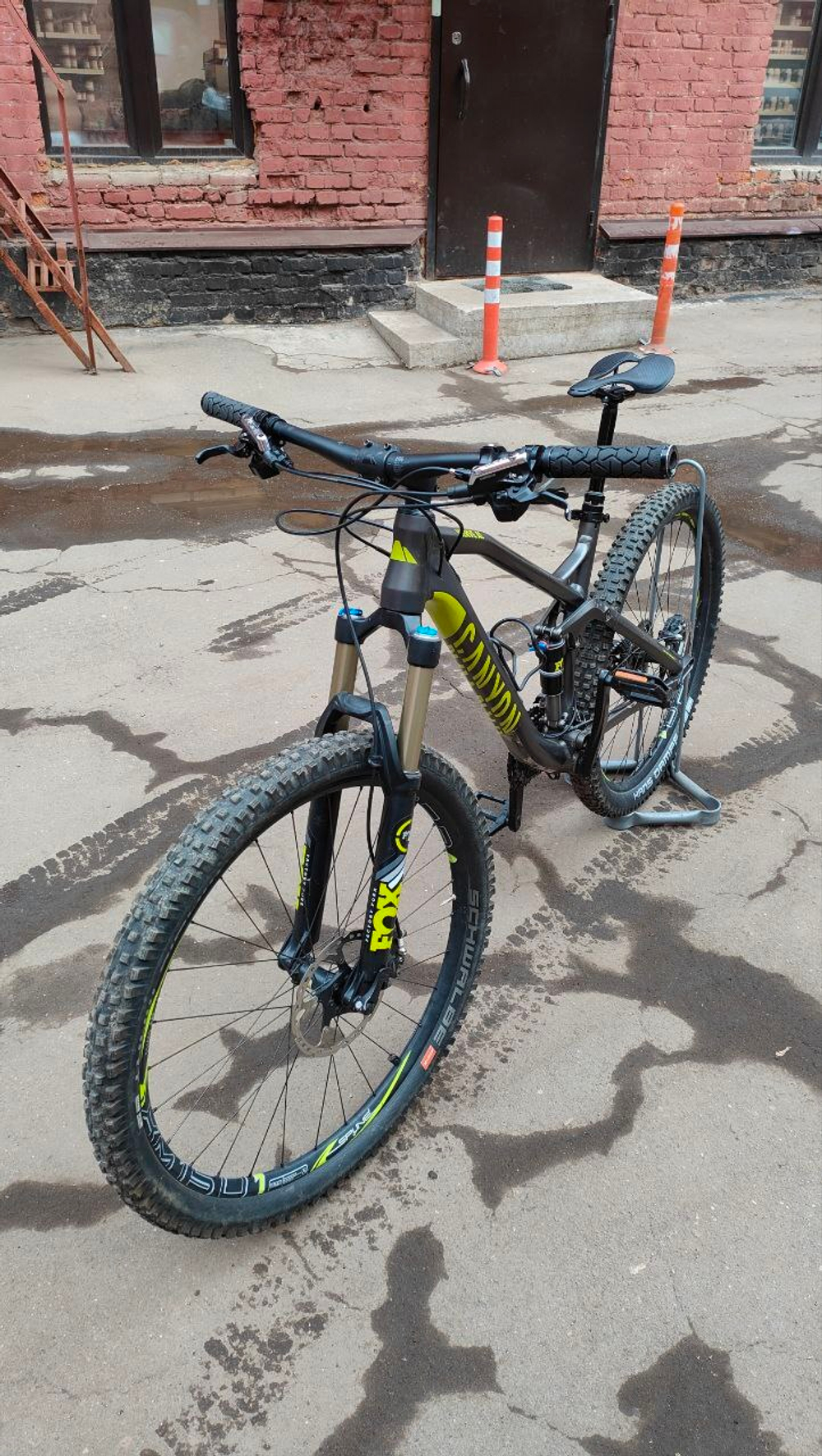 Велосипед горный подвес Canyon Nerve AL 120  бу размер 17"