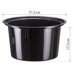 Кашпо Дюна 42л d340мм h630мм со вставкой, серый