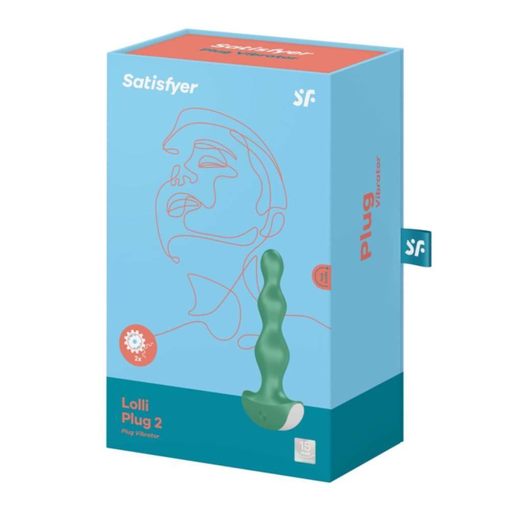 Анальный вибростимулятор Satisfyer Lolli Plug 2 green