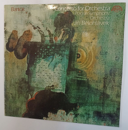 Винтажная виниловая пластинка LP Bartok Барток, Prague Symphony Orchestra Concerto For Orchestra (Чехословакия 1985)