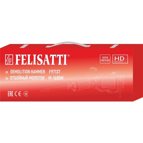 Отбойный молоток FELISATTI HD М-1600М 716.5.1.00