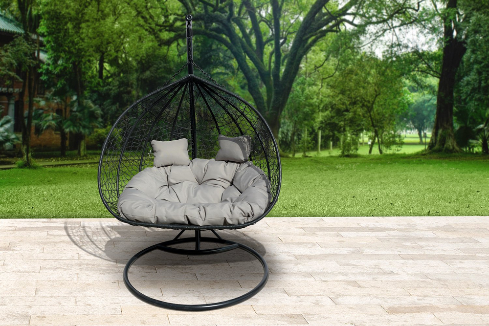 Кресло Кокон 2-х местное крупное плетение