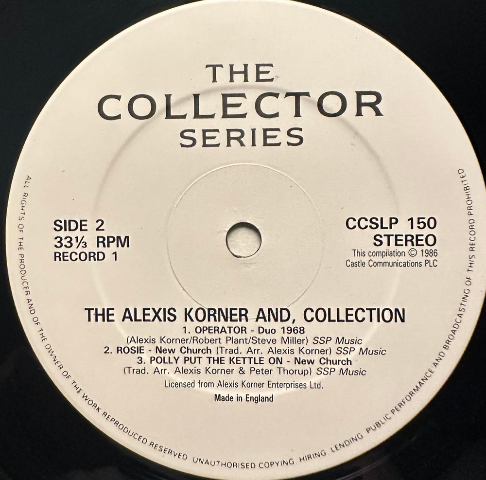 Alexis Korner - Alexis Korner And... 1961 - 1972 2LP (Англия 1986г.)