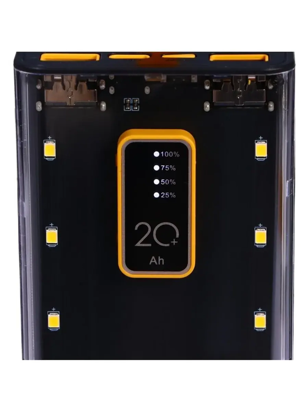 Внешний портативный аккумулятор CRR-33, 20000 мАч, 2USB, Typ