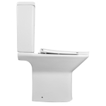 Унитаз-компакт безободковый Azario Formal AZ-1353B с крышкой-сиденьем микролифт, белый