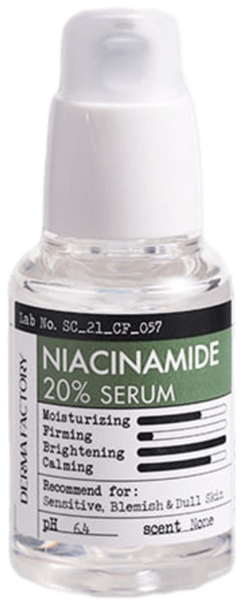 Derma Factory Niacinamide 20% serum сыворотка с ниацинамидом
