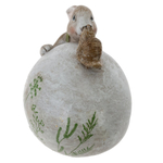 Фигурка декоративная Заяц с яйцом