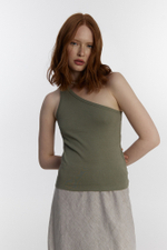 Майка на одно плечо