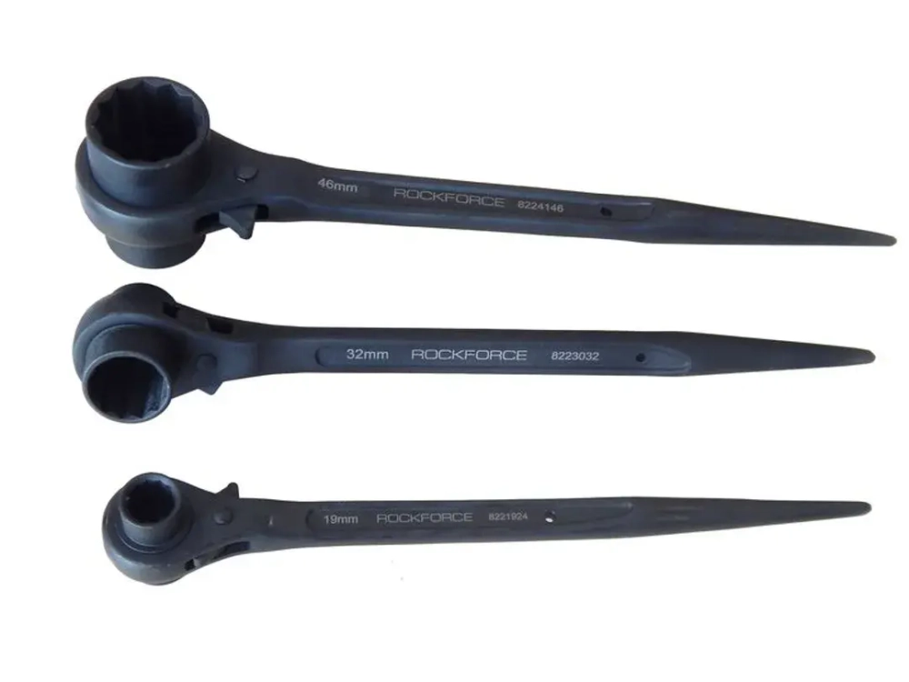 Ключ трещоточный ступичный усиленный 24х27 RockForce##Rock FORCE RF-8222427