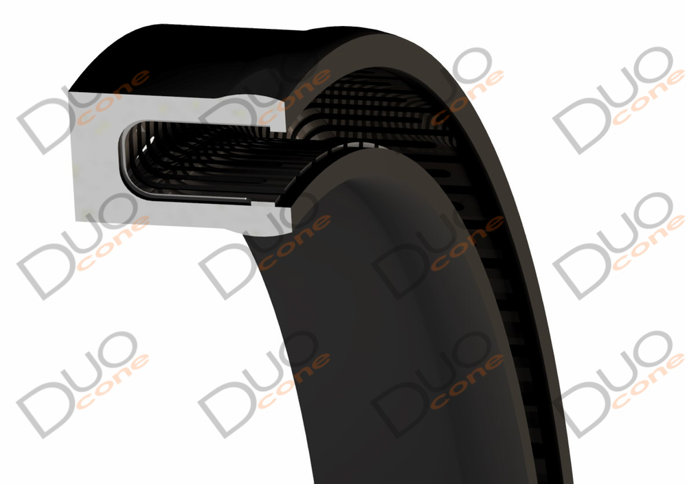 Штоковое уплотнение УС-37 (110*120*8) Ф4 / U-нерж.сталь