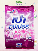 Стиральный порошок PAO Super Soft антибактериальный, универсальный, с эффектом кондиционера, концентрат, 1800 г.