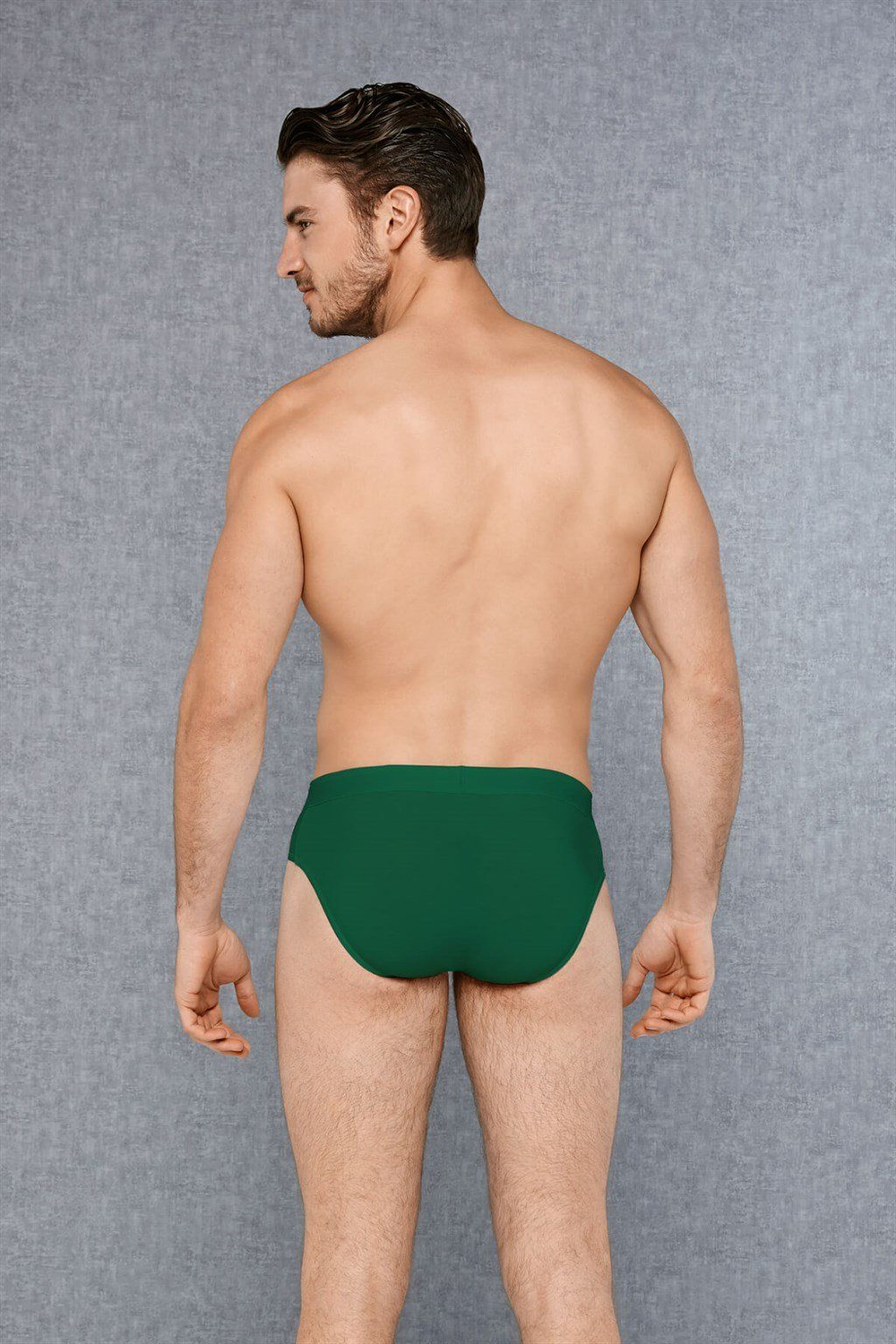 Набор из 3 трусов-брифов Doreanse Basic Cotton: зеленые, бордовые, синие (Размер: XXL) (Цвет: разноцветный)