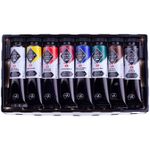 Краски акриловые художественные 8цв по 18мл/туба, Невская Палитра Мастер-Класс, картонная коробка