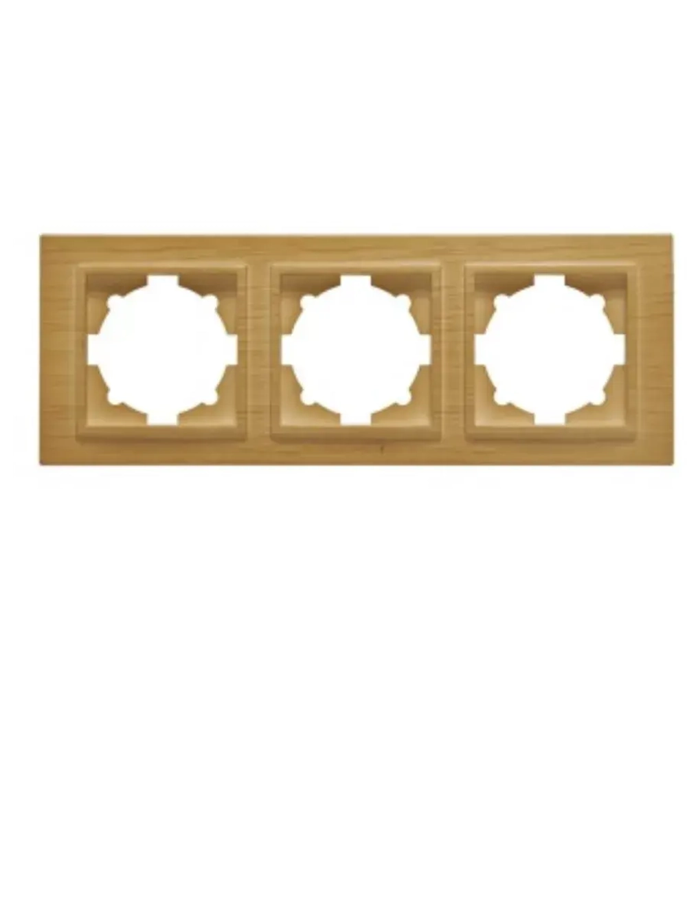 Рамка 3 Поста Универсальная береза ZENA