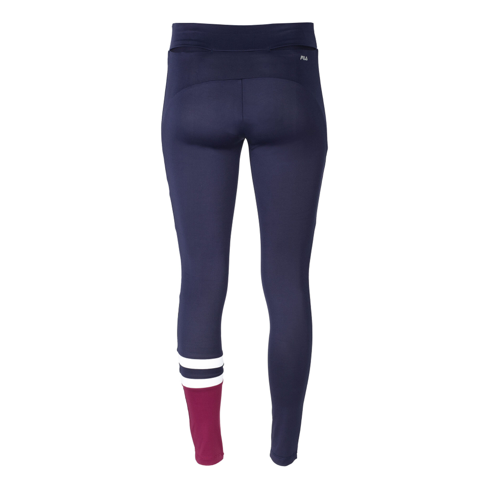 Женские теннисные брюки Fila Erica Tight Women - Dark Blue, Berry