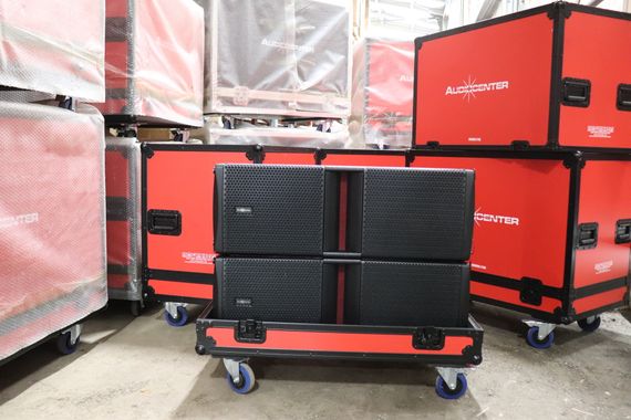 Audiocenter туровый кейс для 2 х WM210-DSP напольных сценических мониторов