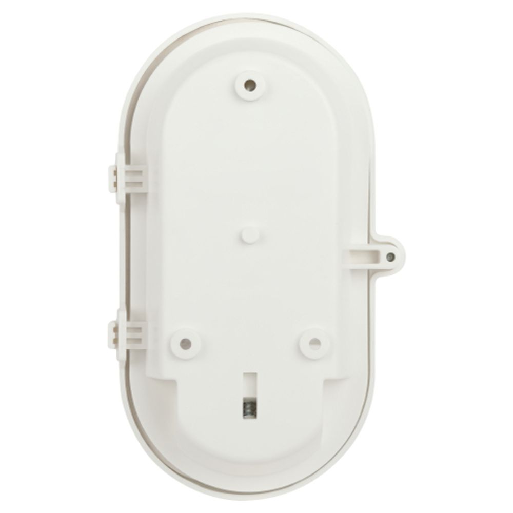 Светильник ЭРА НБП 01-60-002 с решеткой Евро пластик/стекло IP53 E27 max 60Вт 184х115х90 овал белый