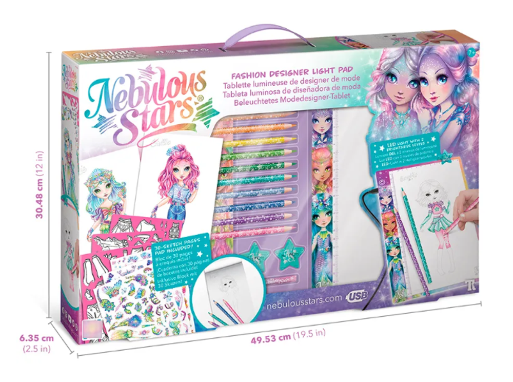 Детский световой планшет Дизайнера, серия Space Nebulous Stars