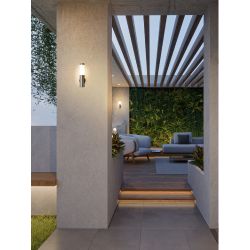 WL17 Подсветка ЭРА Декоративная подсветка E27 MAX40W IP44 хром/белый | Настенная подсветка