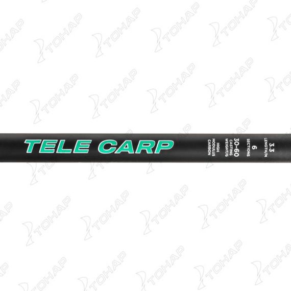 Удилище проводочное TELE CARP с/к carbon, 3.3m, 30-60g (N-TC-330K) Nisus