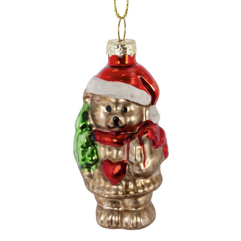 GAEM Украшение новогоднее "Мишка", L4 W3,5 H9 см