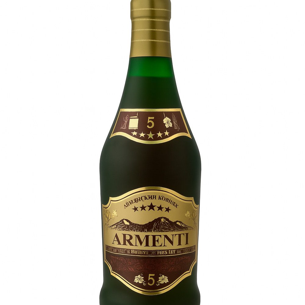 Коньяк Вкус Армении 5 звезд Бахус 0,75 л