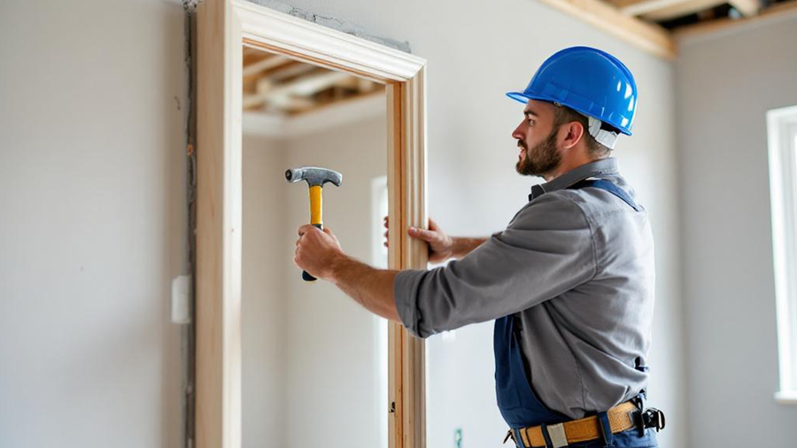 Как собрать дверную коробку межкомнатной двери?