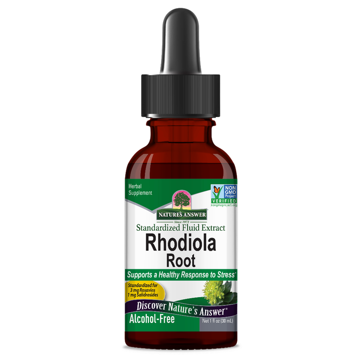 Родиола розовая, Nature&#39;s Answer, 30 мл, Rhodiola Root, 30 ml
