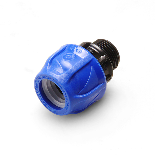 Муфта с наружной резьбой для п/э 25*1";