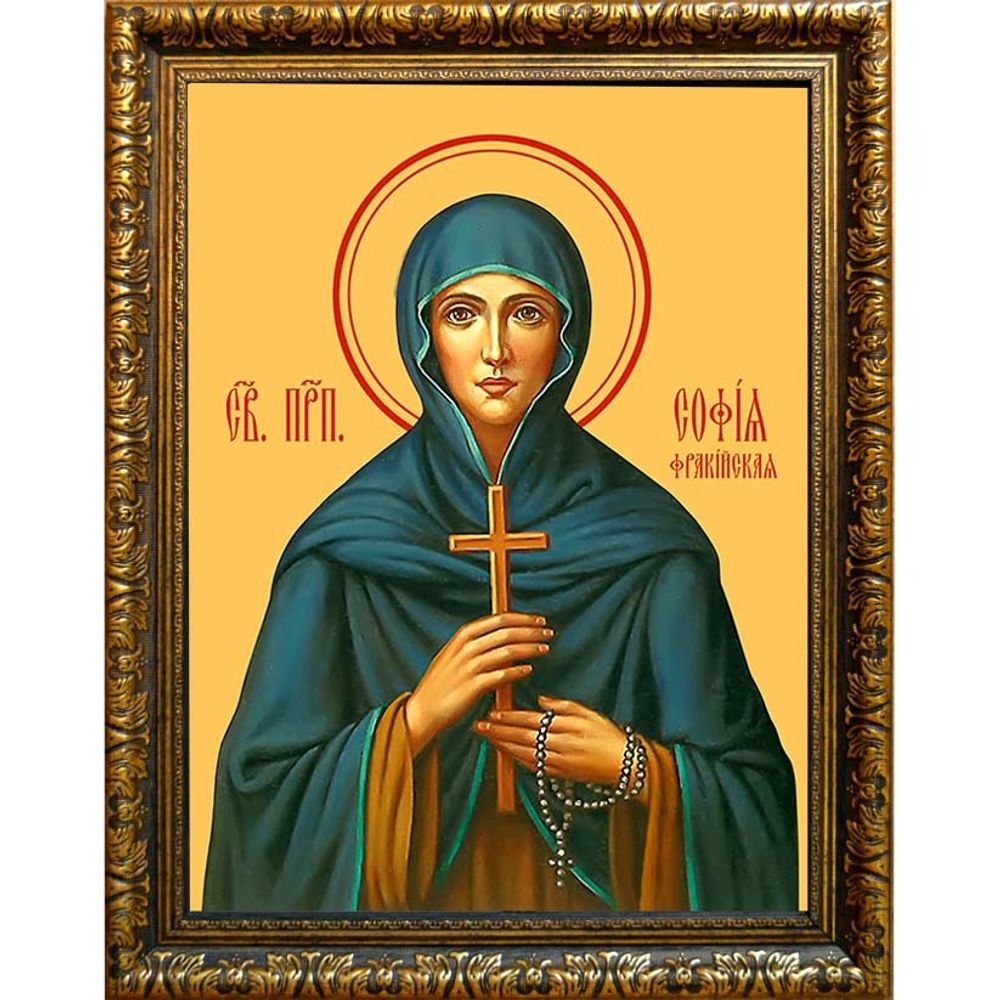 София Фракийская преподобная. Икона на холсте.