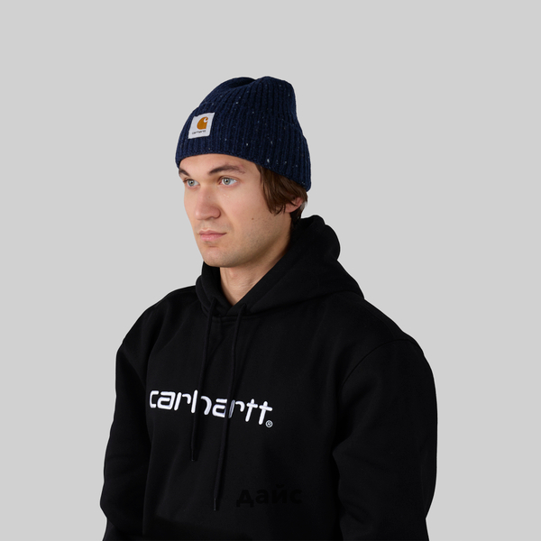 Шапка Carhartt WIP Anglistic Beanie артикул:I013193_air_force_blue - купить в магазине Дайс