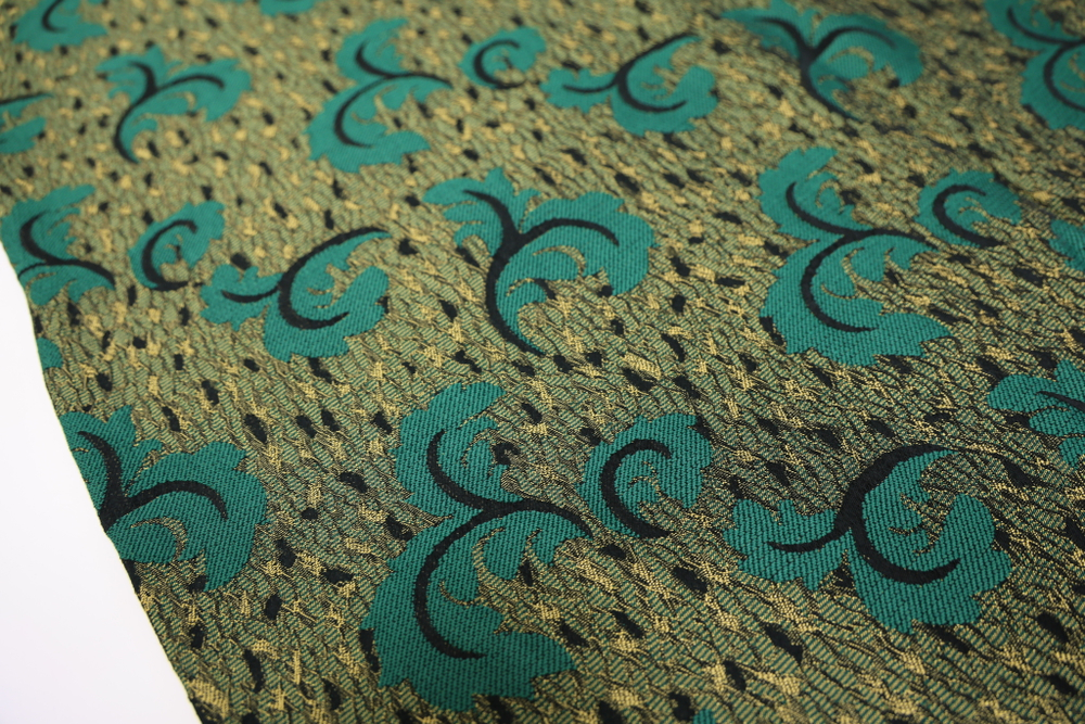 Жаккард зеленый