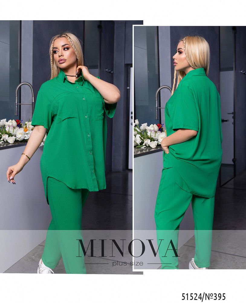 Костюм 395-зеленый Minova