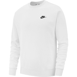 Мужская теннисная кофта Nike Swoosh Club Crew M - белый