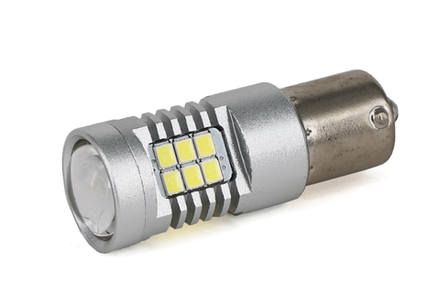 Светодиодная лампа P21W 1156-4G21-2835-21SMD(180°) (белый), 1шт