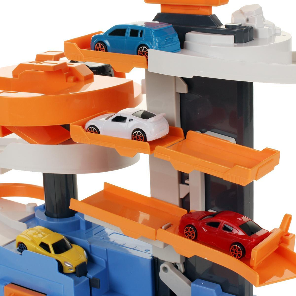 Парковка "Улицы города" 50,5х14х35,5см, 6 маш. в коробка (Арт. 1995314)