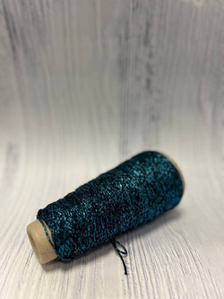 Пряжа хлопковая с люрексом