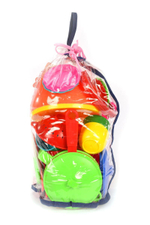 Пластмассовый игрушечный набор "Посуда" (13*13*36 см), пакет