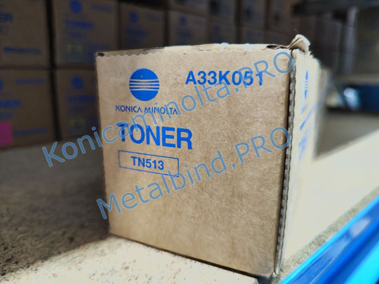 Тонер TN-513K Konica Minolta оригинальный черный A33K051