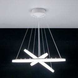 Citilux Электрон Смарт CL710A104S Умная люстра подвесная Белая