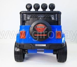 Детский электромобиль River Toys Jeep T008TT синий