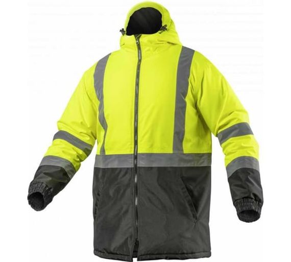 Куртка-парка сигнальная утепленная желтая LEDA Högert, арт. HT5K330