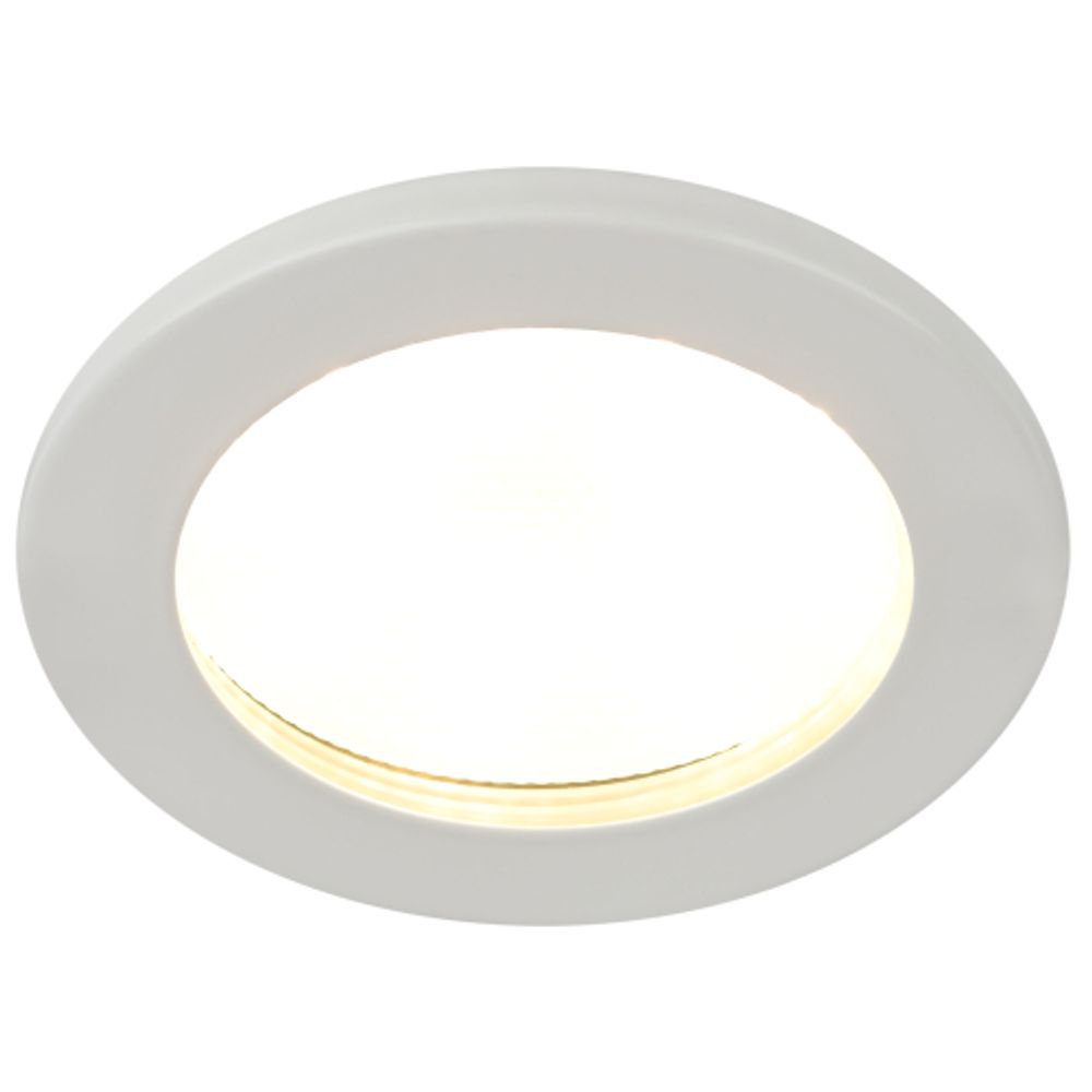 Светильник встраиваемый влагозащищенный ЭРА KL95 WH под лампу GX53 IP44 белый | Влагозащищенные встраиваемые светильники