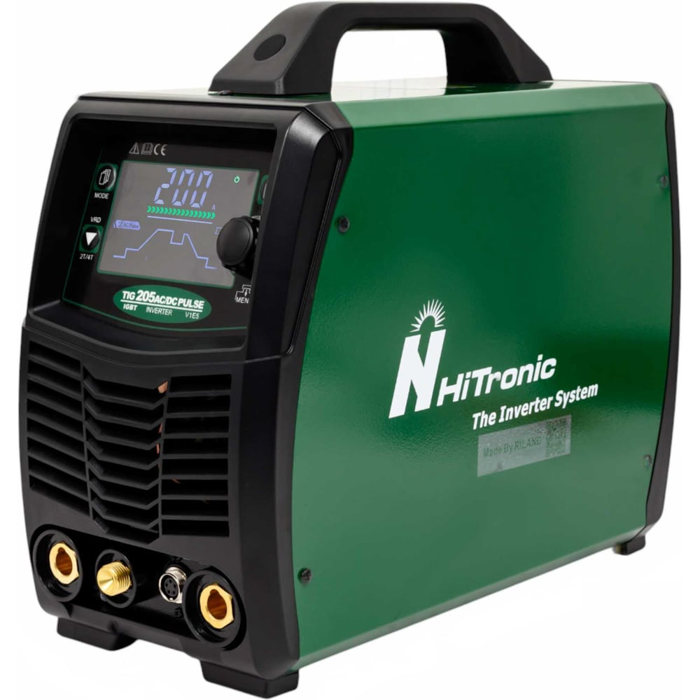 Инверторный сварочный аппарат HITRONIC TIG 205ACDC pulse